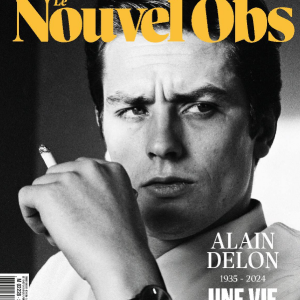 Alain Delon en couverture du "Nouvel Obs", numéro du 21 août 2024.