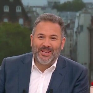 Depuis janvier, Bruce Toussaint présente "Bonjour !" sur TF1
Bruce Toussaint sur le plateau de "Bonjour !"