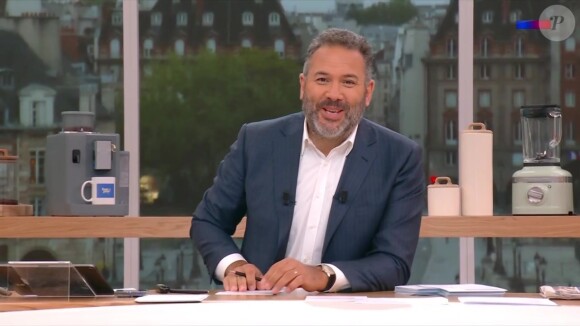 Depuis janvier, Bruce Toussaint présente "Bonjour !" sur TF1
Bruce Toussaint sur le plateau de "Bonjour !"