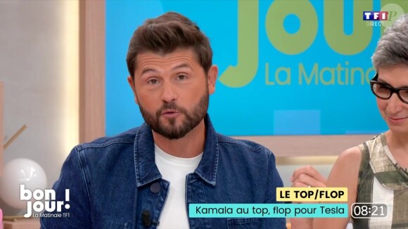 Pour sa rentrée dans "Bonjour !", Christophe Beaugrand a fait face à des bouleversements
Christophe Beaugrand sur le plateau de "Bonjour !"