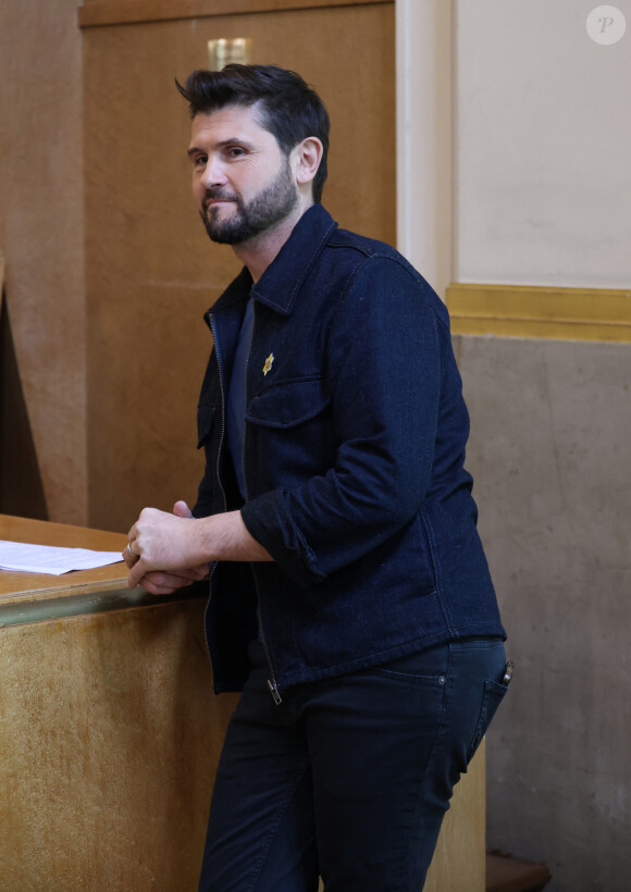 Semi Exclusif - Christophe Beaugrand lors du lancement de 'Une Jonquille contre le cancer' à Paris le 12 Mars 2024. © Denis Guignebourg/Bestimage