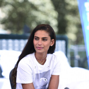 La miss météo de TF1 est enceinte de son premier enfant.
Exclusif - Tatiana Silva - Festival des Livres et des Artistes organisé par l'association "Lecture pour Tous" engagée dans la lutte contre l'illettrisme au Mail Branly à Paris le 3 juillet 2022. © Pierre Perusseau / Jack Tribeca / Bestimage