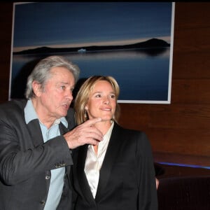 Alain Delon et Géraldine Danon.