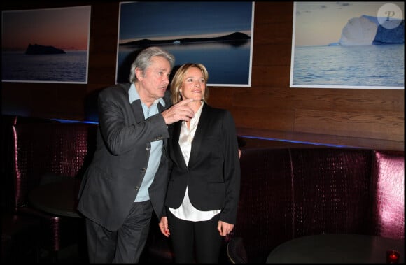 Alain Delon et Géraldine Danon.