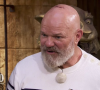 Philippe Etchebest ressort blessé à la tête suite à une épreuve dans "Fort Boyard". M6