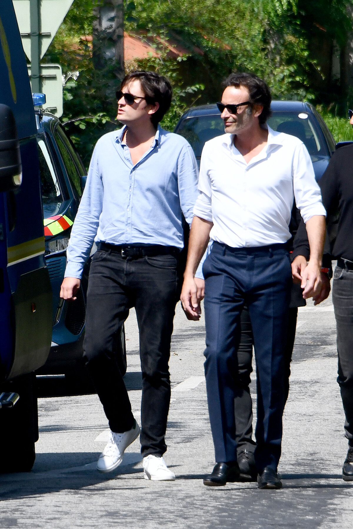 Photo : Anthony Delon Et Son Demi-frère Alain-Fabien Découvrent Les ...