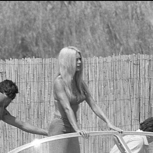 Brigitte Bardot et Gunter Sachs à Saint-Tropez en 1967.