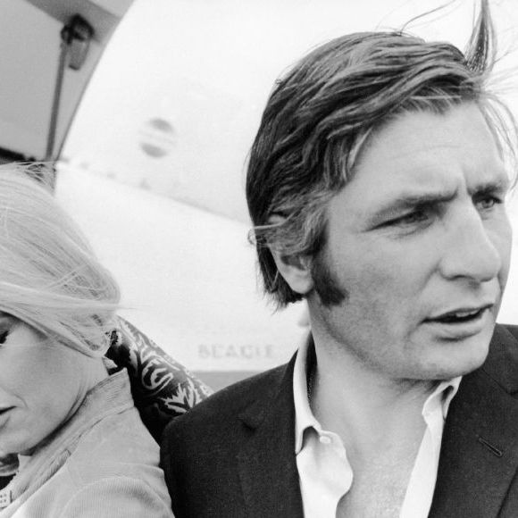 Brigitte Bardot et Gunter Sachs le 10 avril 1968 à Marbella.
