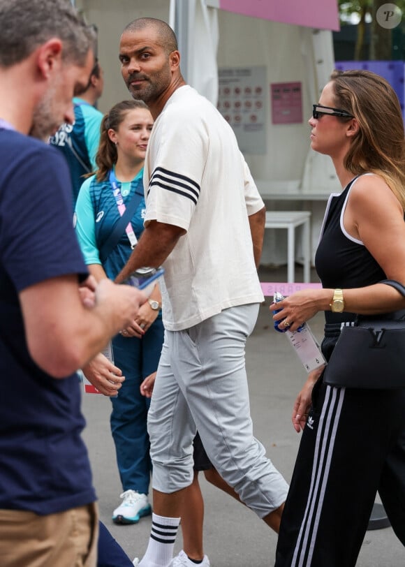 Tony Parker lors des Jeux Olympiques de Paris 2024.