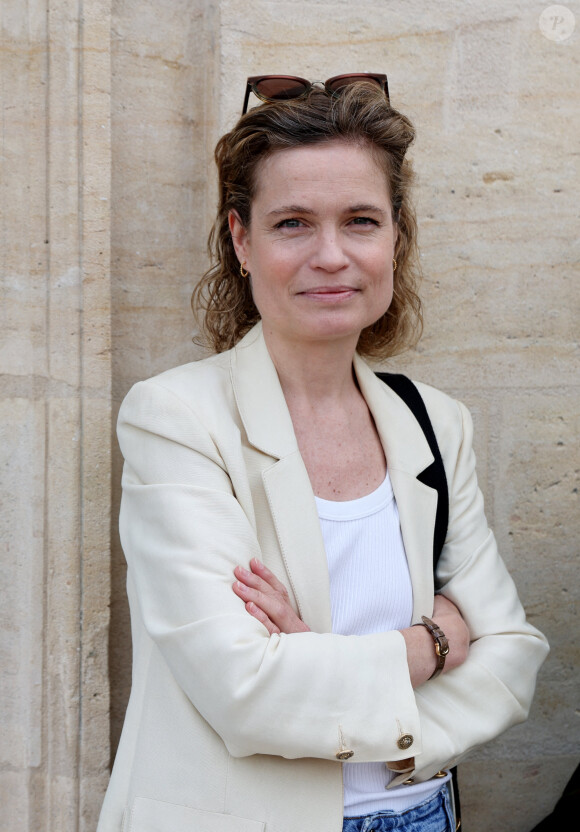 Exclusif - Sarah Biasini - Cérémonie de remise des insignes de commandeure de l'ordre national du mérite à Jacqueline Franjou et des insignes de commandeur des Arts et Lettres à Jacques Rouveyrollis par Rima Abdul Malak, Ministre de la Culture Paris 4 juillet 2023. © Dominique Jacovides/Bestimage