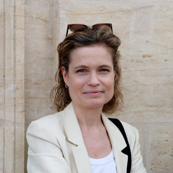 Exclusif - Sarah Biasini - Cérémonie de remise des insignes de commandeure de l'ordre national du mérite à Jacqueline Franjou et des insignes de commandeur des Arts et Lettres à Jacques Rouveyrollis par Rima Abdul Malak, Ministre de la Culture Paris 4 juillet 2023. © Dominique Jacovides/Bestimage