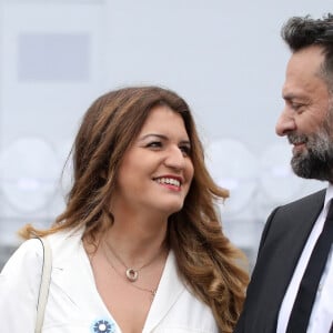 Marlène Schiappa, jour de la Fête Nationale, sur les Champs-Elysées et la place de la Concorde, à Paris, France. © Stéphane Lemouton/Bestimage