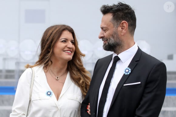 Marlène Schiappa, jour de la Fête Nationale, sur les Champs-Elysées et la place de la Concorde, à Paris, France. © Stéphane Lemouton/Bestimage