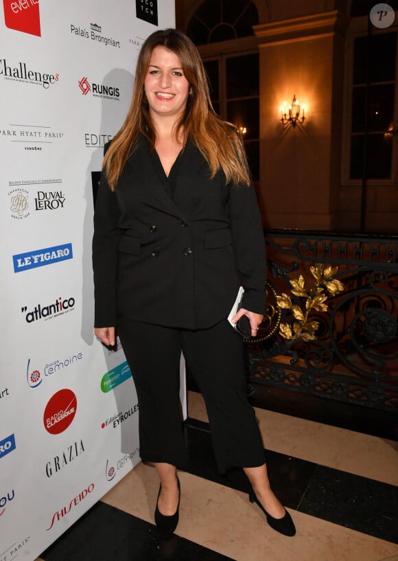 Marlène Schiappa, secrétaire d'Etat, chargée de l’Économie sociale et solidaire et de la Vie associative - Remise du prix de la Femme d'Influence 2022 au Palais Brogniart à Paris © Veeren / Bestimage