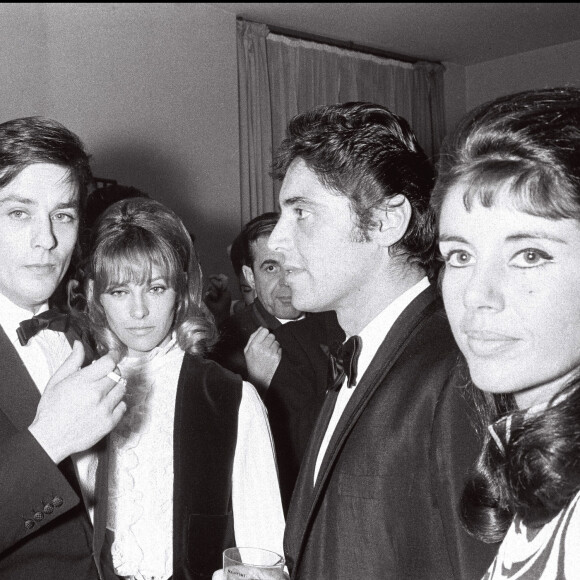 Alain et Nathalie Delon en 1967 (archive)