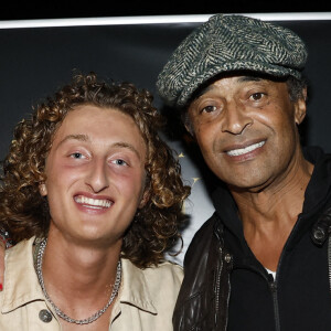 Exclusif - Joalukas Noah avec ses parents, Isabelle Camus et Yannick Noah lors de la soirée d'anniversaire de Joalukas Noah, fils de Yannick Noah et Isabelle Camus, pour ses 18 ans à Paris le 10 juin 2022. © Cyril Moreau / Bestimage 