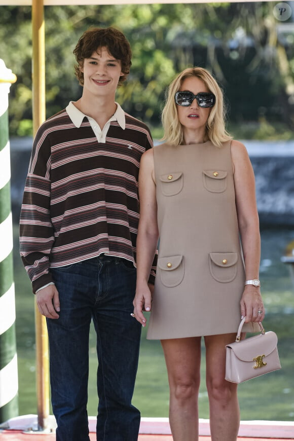 Ludivine Sagnier, Paul Kircher - Arrivées au Lido pour le 81ème festival international du film de Venise, la Mostra le 31 août 2024. 