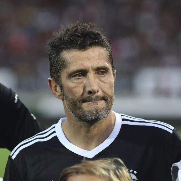 Exclusif - Bixente Lizarazu - Match caritatif entre le Variétés Club de France et une sélection des anciens de l'Aviron Bayonnais au profit de 3 associations "Plus de Vie", "URMA" (Unité de recherche sur les mouvements anormaux de l'enfant) et l'association basque "Life is Rose"au stade Jean Dauger à Bayonne le 16 octobre 2019. 