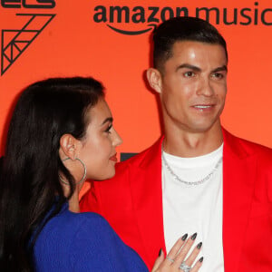 Cristiano Ronaldo et sa compagne Georgina Rodriguez à la soirée MTV European Music Awards 2019 (MTV EMA's) au FIBES Conference and Exhibition Centre à Séville en Espagne, le 3 novembre 2019