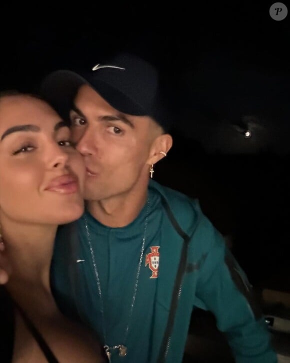 Cristiano Ronaldo et Georgina Rodriguez sur Instagram.