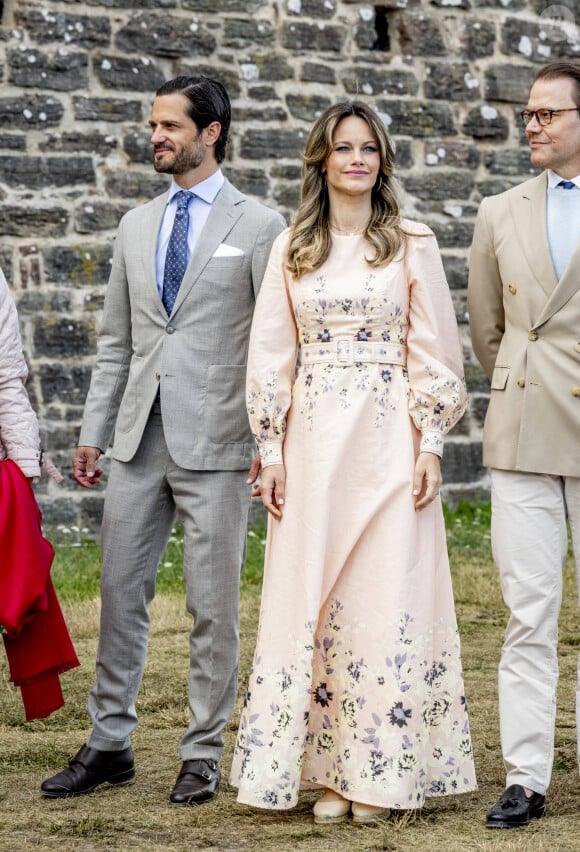 Prince Carl Philip, Princesse Sofia - Arrivées de la famille royale de Suède aux concerts "Solliden Sessions" au château de Solliden à Borgholm. Le 14 juillet 2022