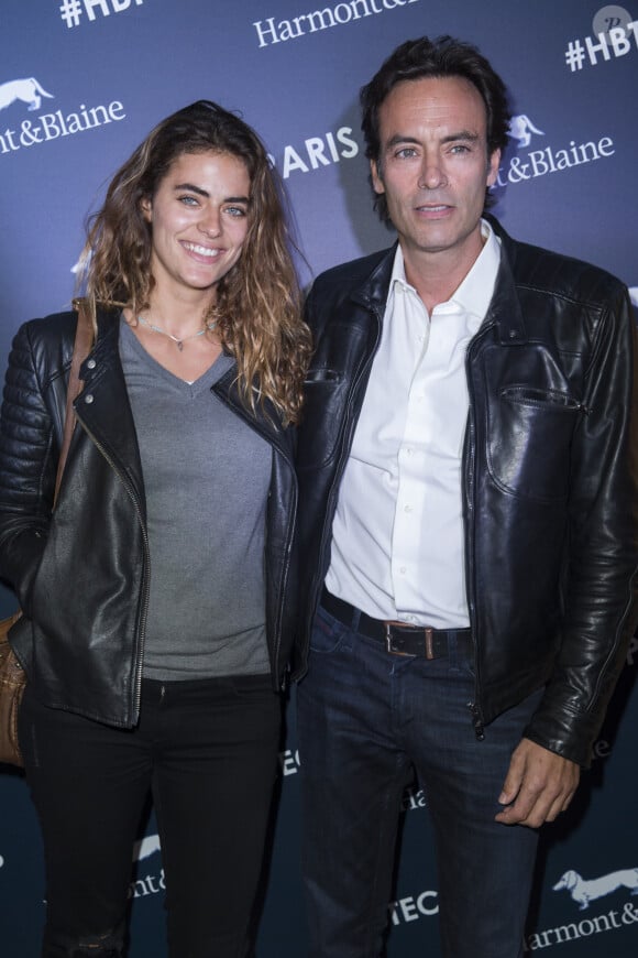 Mais leurs relations n'ont pas toujours été faciles
Exclusif - Anthony Delon et sa fille Alyson Le Borges - Inauguration de la boutique Harmont & Blaine à Paris, ce mardi 13 octobre.