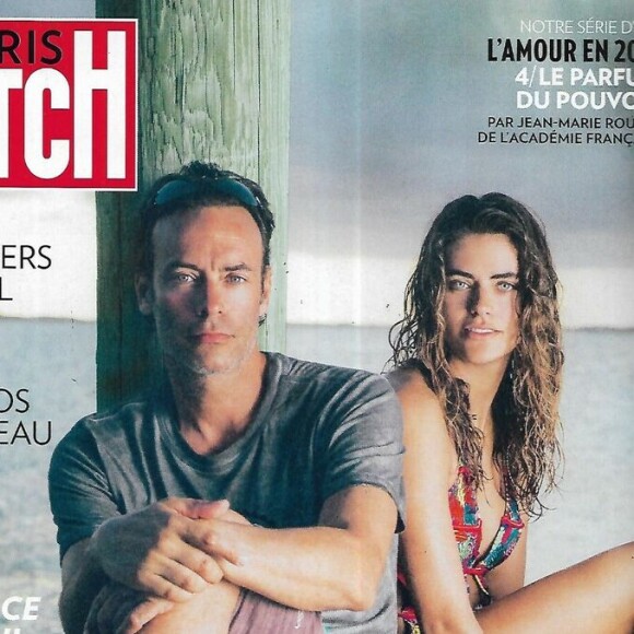 Anthony Delon et sa fille Alyson Le Borges en couverture de "Paris Match", numéro du 6 août 2015