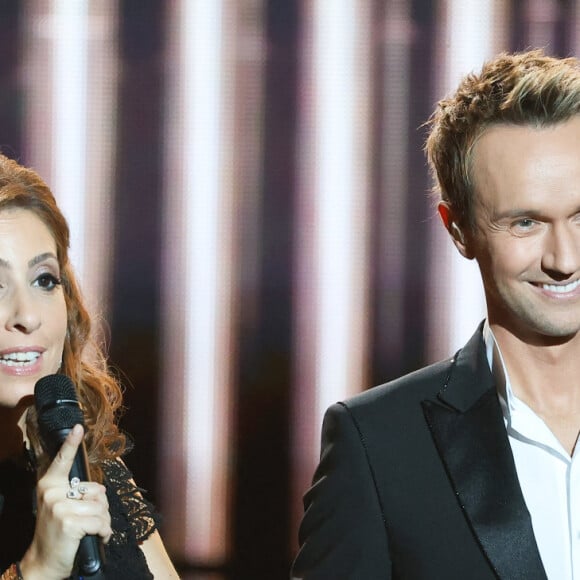 Léa Salamé et Cyril Féraud - 39ème cérémonie des Victoires de la musique à la Seine musicale de Boulogne-Billancourt, France, le 9 février 2024. © Coadic Guirec/Bestimage