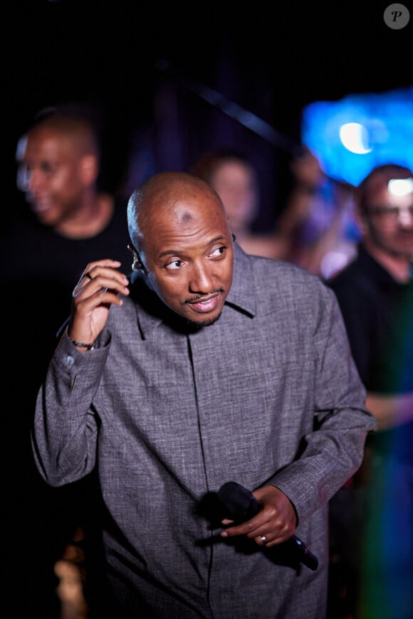 Exclusif - Soprano - Backstage - Enregistrement de l'émission "Avec Florent, tout le monde ELA" à La Seine Musicale à Paris, diffusée le 1er septembre à 21h10 sur TF1 © Cyril Moreau-Dominique Jacovides / Bestimage 