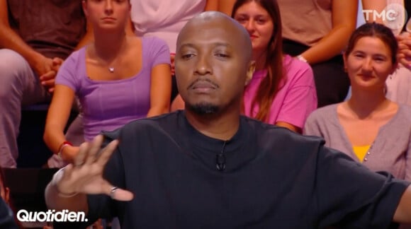 Soprano sur le plateau de "Quotidien" ce mercredi 4 septembre 2024.