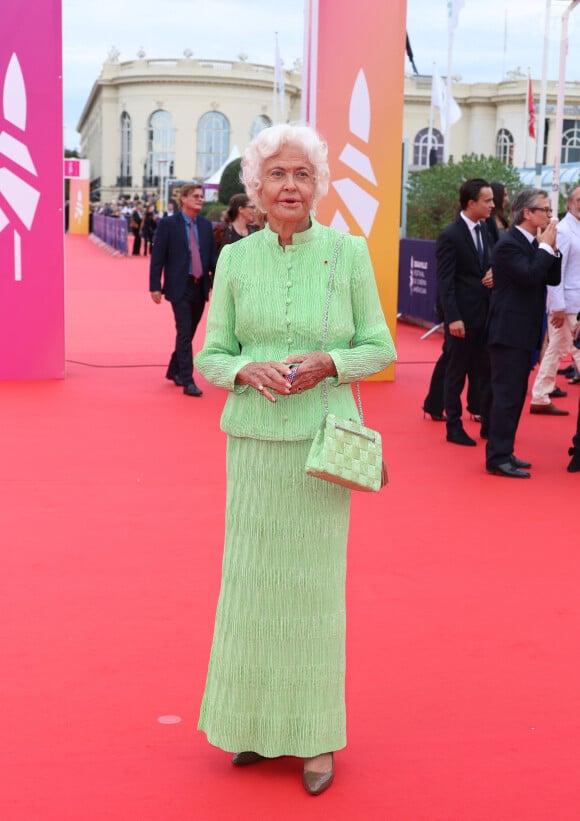 Anne d'Ornano (Ancienne Maire de Deauville) - Arrivées à la soirée d'ouverture de la 50ème édition du Festival du Cinema Américain de Deauville, France, le 6 septembre 2024. © Denis Guignebourg/BestImage 