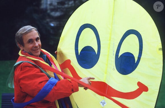 Le présentateur de télévision français Patrice Laffont lors de l'émission 'Studio Follies', le 6 novembre 1987. Photo par Patrick Durand/ABACAPRESS.COM