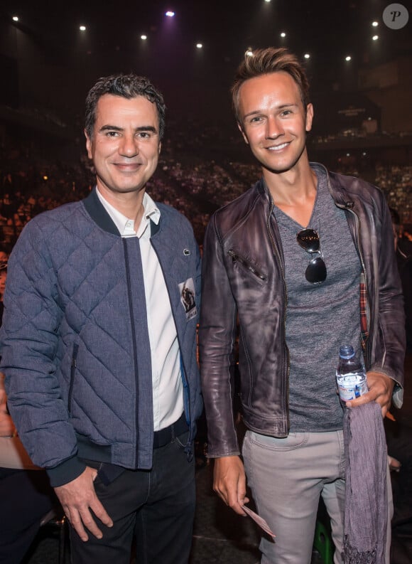 Cyril Féraud et Laurent Luyat - People au concert de Michel Polnareff à l'AccorHotels Arena de Paris le 7 mai. © Cyril Moreau