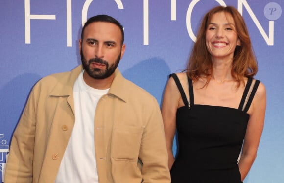 Le comédien Oussama Kheddam et la comédienne Doria Tillier en competition pour "Les enfant sont rois" - Soirée d'ouverture du festival de la fiction TV de La Rochelle le 10 septembre 2024. © Patrick Bernard/Bestimage