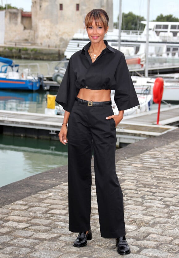 La comédienne et membre du jury Sonia Rolland - Photocall du jury du festival de la fiction TV de La Rochelle le 10 septembre 2024. © Patrick Bernard/Bestimage