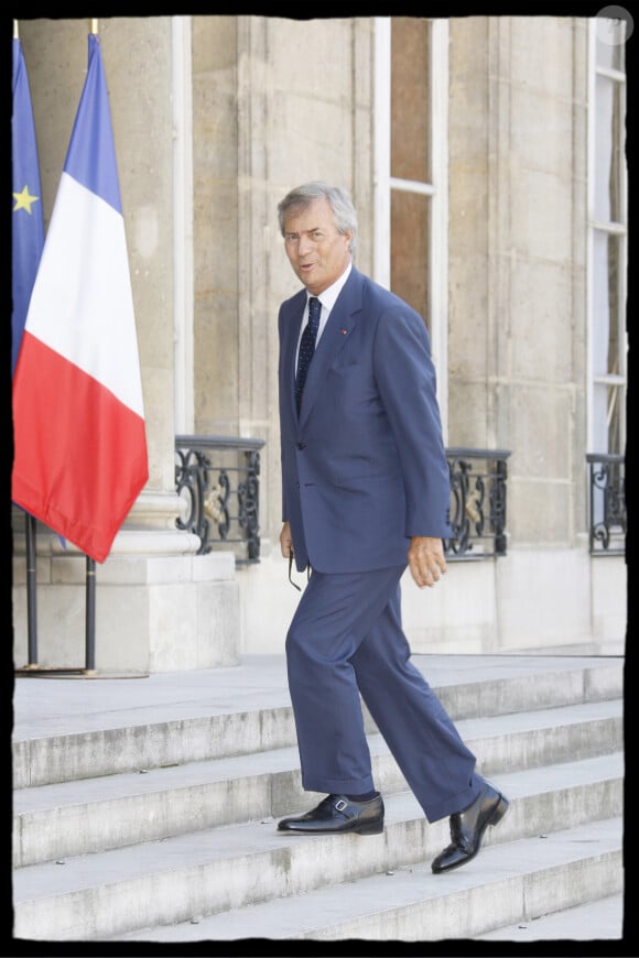 VINCENT BOLLORE - CEREMONIE DE REMISE DE DECORATIONS AU PALAIS DE L'ELYSEE 