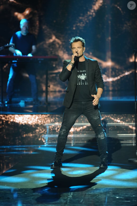 David Hallyday - Enregistrement de l'émission "La Chanson secrète 5", qui sera diffusée le 11 janvier 2020 sur TF1, à Paris. Le 17 décembre 2019 © Gaffiot-Perusseau / Bestimage 