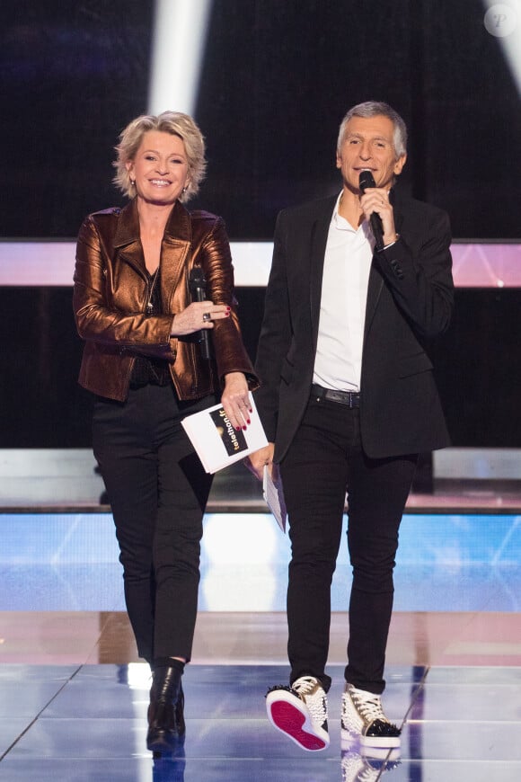 Sophie Davant, Nagui - Lancement de la 33ème édition du Téléthon au Parc de la Villette à Paris le 6 décembre 2019. © Tiziano Da Silva / Bestimage