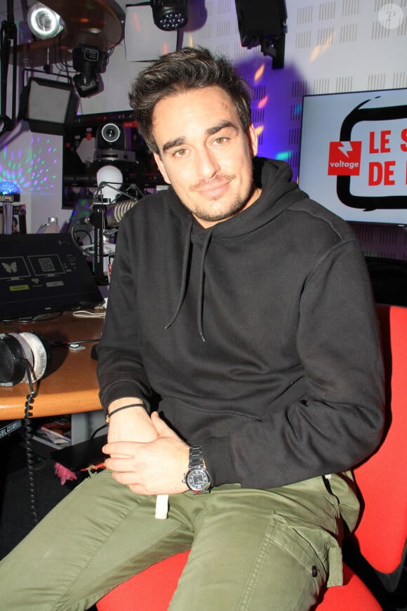 Exclusif - Kévin Levy font la promotion de son spectacle Kévin & Tom lors de l'émission "Le Show de Luxe" sur la Radio Voltage à Paris, France, le 4 février 2019. © Philippe Baldini/Bestimage