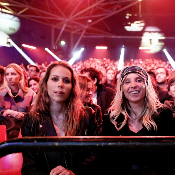 Exclusif - Tiphaine Auzière et ses amies - Personnalités lors de l'enregistrement de l'émission "Le gala des Pièces Jaunes, le concert événement" au Zenith de Paris, et diffusée le 28 janvier sur France 2. Le 25 janvier 2023 © Dominique Jacovides / Bestimage 