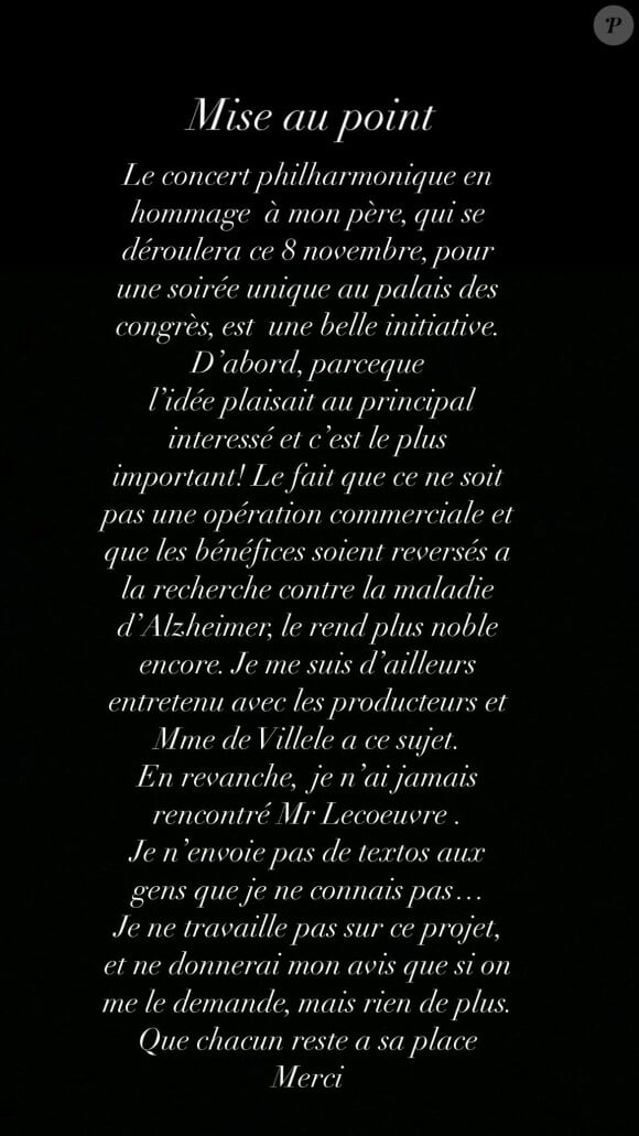 "Je ne travaille pas sur ce projet, et ne donnerai mon avis que si on me le demande, mais rien de plus. Que chacun reste à sa place. Merci" écrit-il sur Instagram
Anthony Delon s'exprime au sujet de l'hommage qui sera rendu à son père Alain Delon et met les choses au clair