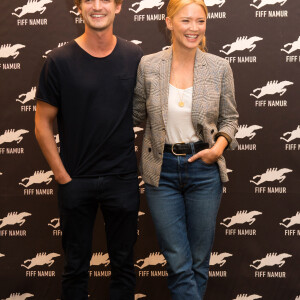 Niels Schneider et Virginie Efira - Photocall de la 33ème édition du festival du film francophone à Namur en Belgique le 29 septembre 2018.