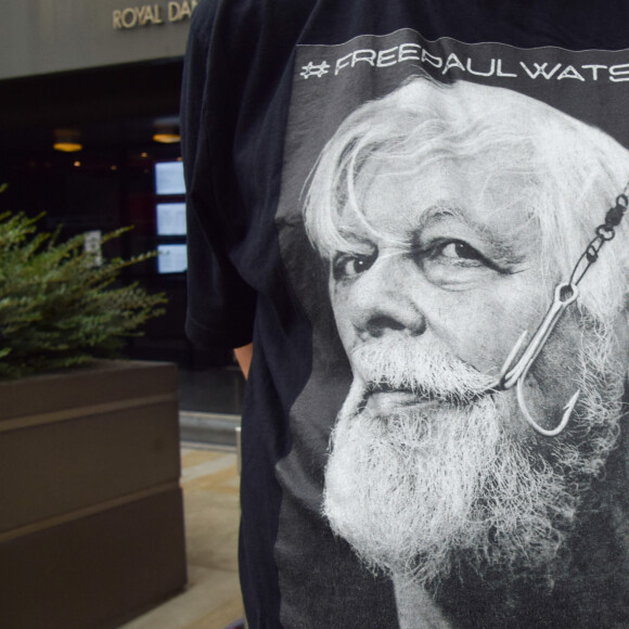 August 7, 2024, London, England, UK: Protesters gather outside the Danish Embassy in support of anti-whaling activist Paul Watson, the founder of Sea Shepherd conservation group. Watson was arrested in Greenland and is facing charges in Japan of accomplice to assault and ship trespass, which could see him getting a 15-year prison sentence. (Credit Image: © Vuk Valcic/ZUMA Press Wire) 