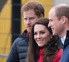 Alors que les deux frères sont plus que jamais en froid...Le prince William, duc de Cambridge, Catherine, duchesse de Cambridge et le prince Harry se joignent à une équipe de Heads Together London Marathon training day au Queen Elizabeth Olympic Park à Londres, Royaume-Uni, le 5 février 2017. Photo par Anwar Hussein/EMPICS Entertainment/ABACAPRESS.COM