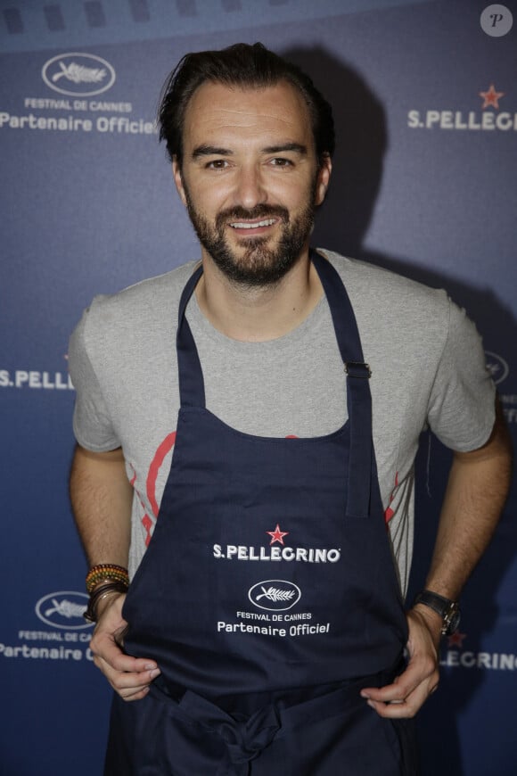 Cyril Lignac pose à La Cucina San Pellegrino lors du 68e Festival de Cannes, à Cannes, dans le sud de la France, le 17 mai 2015. Photo par Jerome Domine/ABACAPRESS.COM