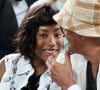 Avec Malika ils vont avoir une petite fille.
Yannick Noah et sa compagne Malika - Les célébrités en tribunes pendant l'épreuve de basketball de Demi-Finale opposant la France à l'Allemagne lors des Jeux Olympiques de Paris 2024 (JO) à l'Arena Bercy, à Paris, France, le 8 août 2024. © Jacovides-Perusseau/Bestimage