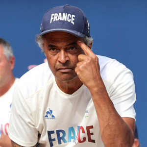 Yannick Noah va devenir de nouveau papa.
Yannick Noah, coach de l'équipe de France paralympique de tennis fauteuil lors de la rencontre de tennis fauteuil entre S.Houdet et M.delaPuente en quart de finale des jeux paralympiques Paris. © Dominique Jacovides / Bestimage