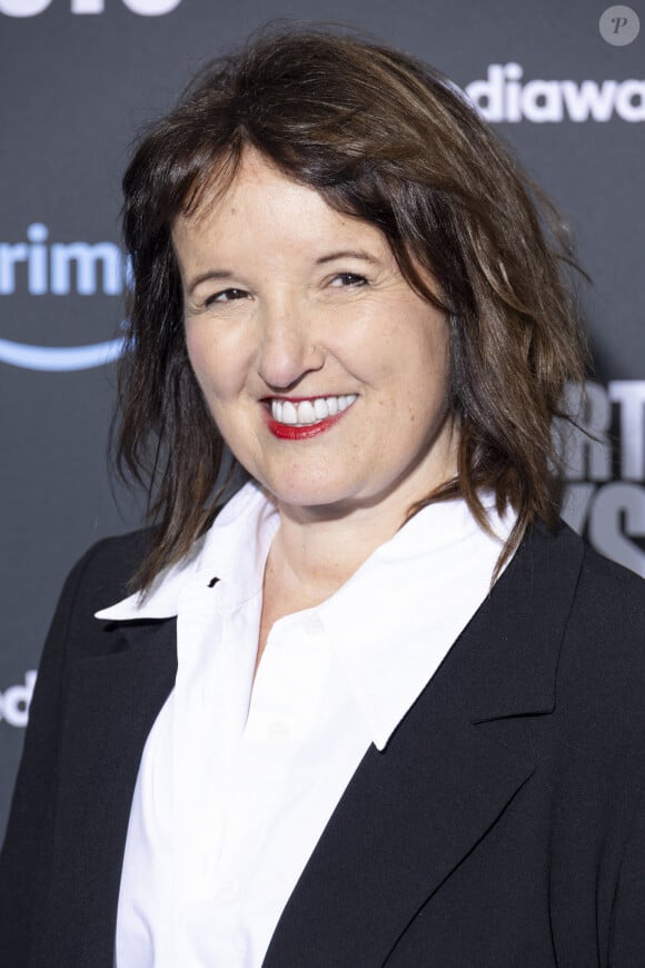 Anne Roumanoff à la première de la série "Escort Boys" au cinéma UGC Ciné Cité Les Halles à Paris le 18 décembre 2023. © Cyril Moreau / Bestimage 