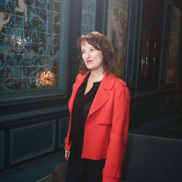 Exclusif - Anne Roumanoff - Backstage - Enregistrement de l'émission "OlympiaScope", présentée par B.Montiel et diffusée le 21 décembre 2023 sur Olympia TV, une chaîne du groupe Canal+ et en replay sur myCANAL. Le 5 décembre 2023 © Jack Tribeca / Bestimage 