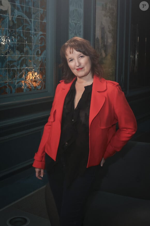 Exclusif - Anne Roumanoff - Backstage - Enregistrement de l'émission "OlympiaScope", présentée par B.Montiel et diffusée le 21 décembre 2023 sur Olympia TV, une chaîne du groupe Canal+ et en replay sur myCANAL. Le 5 décembre 2023 © Jack Tribeca / Bestimage 